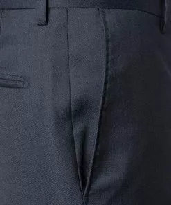 Windsor Anzug 13009345+13009348/420 Anzug Sera-Sole, Shaped Fit, Schurwolle, Nachtblau meliert, Marine -Anzüge & Westen Geschäft 227908 norm8