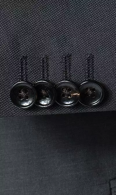 Windsor Anzug 13009345+13009348/410 Anzug Sera-Sole, Shaped Fit, Schurwolle, Schwarz meliert, Schwarz 6 Windsor Anzug 13009345+13009348/410 Anzug Sera-Sole, Shaped Fit, Schurwolle, Schwarz meliert, Schwarz – Bild 4