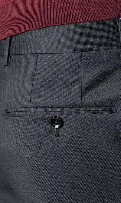 Windsor Anzug 13009345+13009348/410 Anzug Sera-Sole, Shaped Fit, Schurwolle, Schwarz meliert, Schwarz 11 Windsor Anzug 13009345+13009348/410 Anzug Sera-Sole, Shaped Fit, Schurwolle, Schwarz meliert, Schwarz – Bild 9