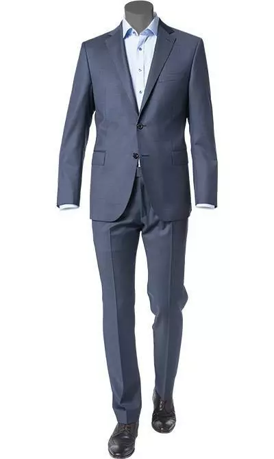 Windsor Anzug 13009345+13009348/425 Anzug Sera-Sole, Shaped Fit, Schurwolle, Dunkelblau meliert, Stahlblau 3 Windsor Anzug 13009345+13009348/425 Anzug Sera-Sole, Shaped Fit, Schurwolle, Dunkelblau meliert, Stahlblau