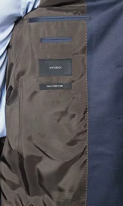 Windsor Anzug 13009345+13009348/425 Anzug Sera-Sole, Shaped Fit, Schurwolle, Dunkelblau meliert, Stahlblau 7 Windsor Anzug 13009345+13009348/425 Anzug Sera-Sole, Shaped Fit, Schurwolle, Dunkelblau meliert, Stahlblau – Bild 5