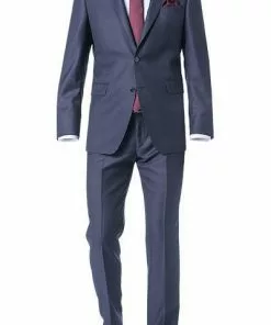 DIGEL Anzug Preference 99652/Duncan-AMF+Per/22 Modern Fit, Schurwolle Super110 REDA, Dunkelblau meliert, Marine