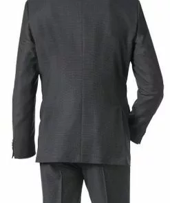 DIGEL Anzug Preference 99652/Duncan-AMF+Per/12 Modern Fit, Schurwolle Super110 REDA, Schwarz meliert, Anthrazit -Anzüge & Westen Geschäft 228982 norm5