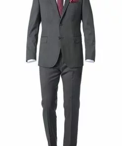 Windsor Anzug 13009346+13009349/113 Anzug Sera-Sole, Shaped Fit, Merinowolle Super130, Anthrazit meliert, Anthrazit