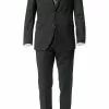 Windsor Anzug 13009346+13009349/110 Anzug Sera-Sole, Shaped Fit, Merinowolle Super130, Schwarz -Anzüge & Westen Geschäft 229082 norm
