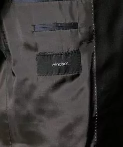 Windsor Anzug 13009346+13009349/110 Anzug Sera-Sole, Shaped Fit, Merinowolle Super130, Schwarz -Anzüge & Westen Geschäft 229082 norm5