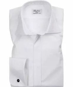 Stenströms Slimline 726771/1467/000 Hemd, Twill, Weiß