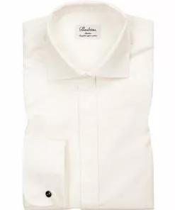 Stenströms Slimline 726771/1467/200 Hemd, Twill, Creme