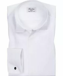 Stenströms Slimline 727401/1032/000 Hemd, Twill, Weiß