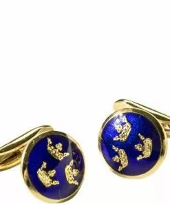 Stenströms Manschettenknöpfe 900002 Gold-kobald