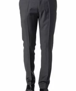 ROY ROBSON Hose 5066/0240/008 Slim Fit, Schurwolle Super100, Grau meliert, Anthrazit