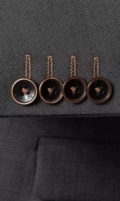 ROY ROBSON Anzug 5066/2022+0240/008 Slim Fit, Schurwolle Super100, Grau meliert, Anthrazit 5 ROY ROBSON Anzug 5066/2022+0240/008 Slim Fit, Schurwolle Super100, Grau meliert, Anthrazit – Bild 3