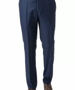 ROY ROBSON Hose 5008/0340/018 Regular Fit, Schurwolle Super130 REDA, Saphirblau meliert, Royalblau