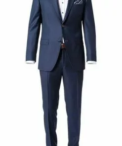 ROY ROBSON Anzug 5008/3022+0340/018 Regular Fit, Schurwolle Super130, Royalblau meliert, Royalblau