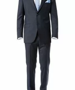 ROY ROBSON Anzug 5005/3042+0340/018 Regular Fit, Schurwolle Super100, Nachtblau meliert, Nachtblau