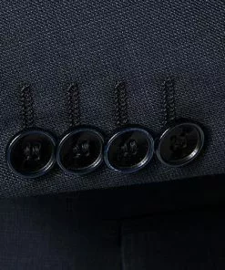 ROY ROBSON Anzug 5005/3042+0340/018 Regular Fit, Schurwolle Super100, Nachtblau meliert, Nachtblau -Anzüge & Westen Geschäft 231119 norm3