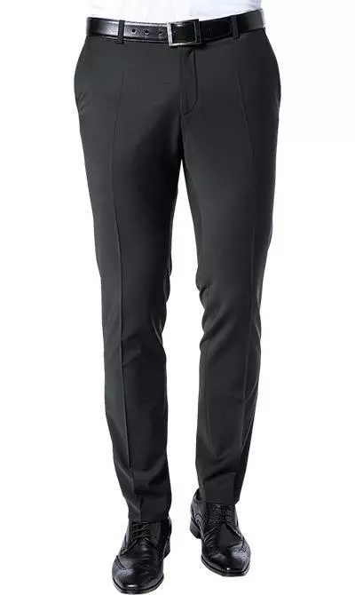 CG Anzug 30-031S0/423622+433063+441013/90 Anzug mit Weste, Slim Fit, Schurwoll-Stretch, Schwarz 10 CG Anzug 30-031S0/423622+433063+441013/90 Anzug mit Weste, Slim Fit, Schurwoll-Stretch, Schwarz – Bild 8