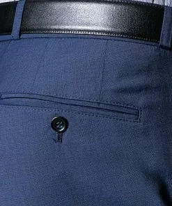 Carl Gross Hose Sascha 50/041N0/332023/63 Modern Fit, Schurwolle, Dunkelblau meliert, Dunkelblau -Anzüge & Westen Geschäft 232341 norm3