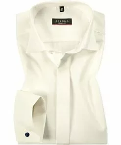ETERNA modern fit 8500/X367/68/21 Hemd, Baumwolle, Extra langer Arm, Wollweiß