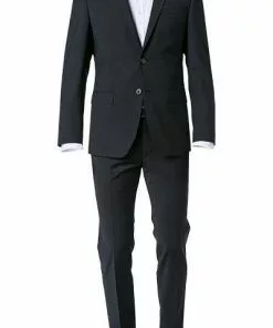 Daniel Hechter Anzug 58200/7932+5635/7932/90 Modern Fit, Schurwolle, Schwarz