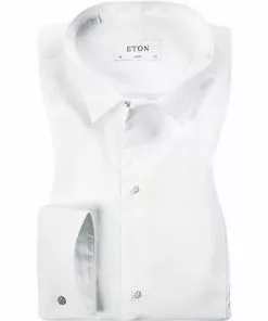 ETON Classic Fit Kläppchen 6363/016/00 Hemd, Popeline, Weiß