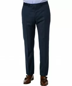 DIGEL Hose Modern Fit Per 99653/116062/22 Hose Per, Schurwolle Super110 REDA, Marine