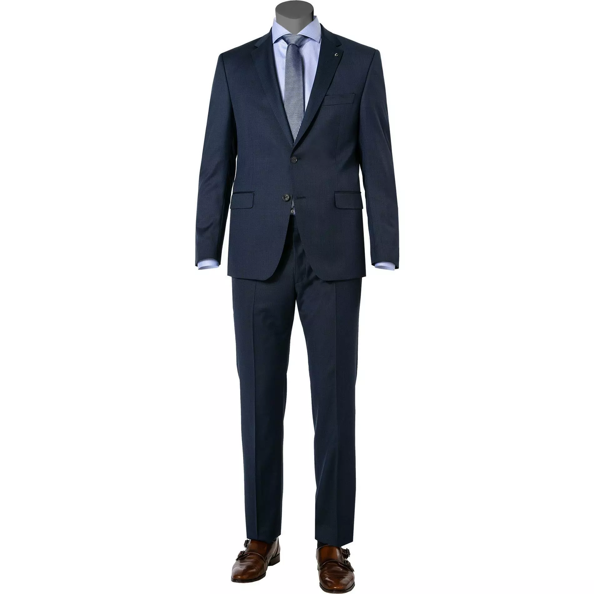 DIGEL Anzug Modern Fit 99653/120033+116062/22 Schurwolle Super110 REDA, Marine 3 DIGEL Anzug Modern Fit 99653/120033+116062/22 Schurwolle Super110 REDA, Marine