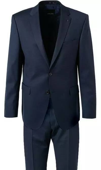 DIGEL Anzug Modern Fit 99653/120033+116062/22 Schurwolle Super110 REDA, Marine 5 DIGEL Anzug Modern Fit 99653/120033+116062/22 Schurwolle Super110 REDA, Marine – Bild 3