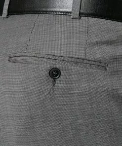 DIGEL Hose Modern Fit Per 99653/116062/46 Hose Per, Schurwolle Super110 REDA, Grau meliert, Grau -Anzüge & Westen Geschäft 241786 norm3