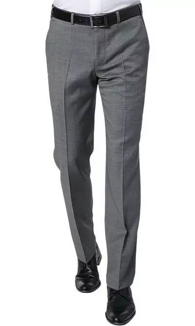 DIGEL Anzug Modern Fit 99653/120033+116062/46 Schurwolle Super110 REDA, Grau meliert, Grau 7 DIGEL Anzug Modern Fit 99653/120033+116062/46 Schurwolle Super110 REDA, Grau meliert, Grau – Bild 5