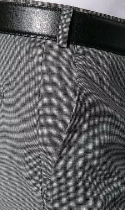 DIGEL Anzug Modern Fit 99653/120033+116062/46 Schurwolle Super110 REDA, Grau meliert, Grau 8 DIGEL Anzug Modern Fit 99653/120033+116062/46 Schurwolle Super110 REDA, Grau meliert, Grau – Bild 6