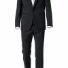 DIGEL Smoking Modern Fit 1009320/Jarod+Shawn/10 Schurwolle Super100, Schwarz -Anzüge & Westen Geschäft 242083 norm