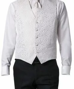 DIGEL Weste Modern Fit 1698/Lambert/78 Mikrofaser, Ecru