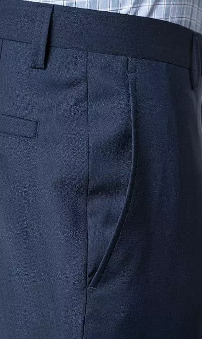 bugatti Anzug Slim Fit 99801/794000+788400/380 Schurwolle, Dunkelblau 10 bugatti Anzug Slim Fit 99801/794000+788400/380 Schurwolle, Dunkelblau – Bild 8