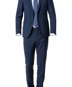 Pierre Cardin Anzug 62150+72138/850/10001/3050 Slim Fit, Schurwolle Super100, Dunkelblau, Navy