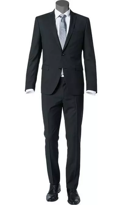 Pierre Cardin Anzug 62150+72138/850/10001/2000 Slim Fit, Schurwolle Super100, Schwarz 3 Pierre Cardin Anzug 62150+72138/850/10001/2000 Slim Fit, Schurwolle Super100, Schwarz