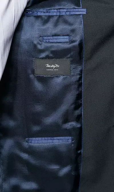 Pierre Cardin Anzug 62150+72138/850/10001/2000 Slim Fit, Schurwolle Super100, Schwarz 7 Pierre Cardin Anzug 62150+72138/850/10001/2000 Slim Fit, Schurwolle Super100, Schwarz – Bild 5