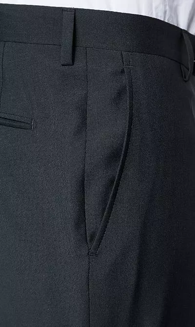 Pierre Cardin Anzug 62150+72138/850/10001/2000 Slim Fit, Schurwolle Super100, Schwarz 10 Pierre Cardin Anzug 62150+72138/850/10001/2000 Slim Fit, Schurwolle Super100, Schwarz – Bild 8