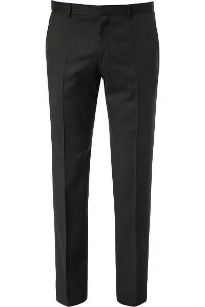 BOSS Hose Gibson 50318499/001 Slim Fit, Schurwolle Super120 GUABELLO, Schwarz, Black 4 BOSS Hose Gibson 50318499/001 Slim Fit, Schurwolle Super120 GUABELLO, Schwarz, Black – Bild 2