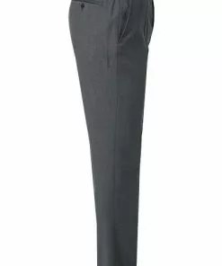 BOSS Hose Gibson 50318499/021 Slim Fit, Schurwolle Super120 GUABELLO, Dunkelgrau meliert, Dark grey -Anzüge & Westen Geschäft 244352 norm3