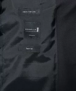 BOSS Anzug Hayes/Gibson 50318498+499/001 Slim Fit, Schurwolle Super120 GUABELLO, Schwarz, Black -Anzüge & Westen Geschäft 244354 norm5