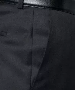 BOSS Anzug Hayes/Gibson 50318498+499/001 Slim Fit, Schurwolle Super120 GUABELLO, Schwarz, Black -Anzüge & Westen Geschäft 244354 norm7