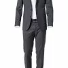 BOSS Anzug Hayes/Gibson 50318498+499/021 Anzug Hayes-Gibson, Slim Fit, Schurwolle Super120 GUABELLO, Dunkelgrau meliert, Dark grey -Anzüge & Westen Geschäft 244355 norm
