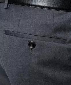 BOSS Anzug Hayes/Gibson 50318498+499/021 Anzug Hayes-Gibson, Slim Fit, Schurwolle Super120 GUABELLO, Dunkelgrau meliert, Dark grey -Anzüge & Westen Geschäft 244355 norm8