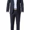 BOSS Anzug Hayes/Gibson 50318498+499/401 Anzug Hayes-Gibson, Slim Fit, Schurwolle Super120 GUABELLO, Dunkelblau, Dark blue -Anzüge & Westen Geschäft 244356 norm