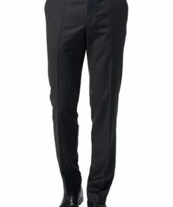 BOSS Hose Lenon 50318825/001 Regular Fit, Schurwolle Super120 GUABELLO, Schwarz, Black