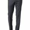 BOSS Hose Lenon 50318825/021 Regular Fit, Schurwolle Super120 GUABELLO, Grau meliert, Dark grey -Anzüge & Westen Geschäft 244549 norm