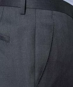 BOSS Hose Lenon 50318825/021 Regular Fit, Schurwolle Super120 GUABELLO, Grau meliert, Dark grey 8 BOSS Hose Lenon 50318825/021 Regular Fit, Schurwolle Super120 GUABELLO, Grau meliert, Dark grey -Anzüge & Westen Geschäft 244549 norm3