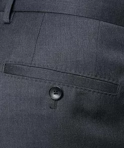 BOSS Hose Lenon 50318825/021 Regular Fit, Schurwolle Super120 GUABELLO, Grau meliert, Dark grey 9 BOSS Hose Lenon 50318825/021 Regular Fit, Schurwolle Super120 GUABELLO, Grau meliert, Dark grey -Anzüge & Westen Geschäft 244549 norm4