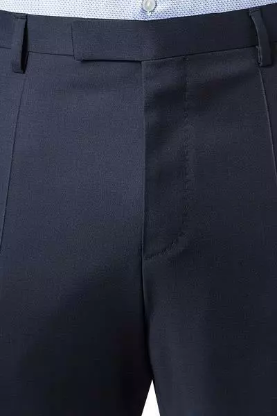 BOSS Hose Lenon 50318825/401 Regular Fit, Schurwolle Super120 GUABELLO, Dunkelblau, Dark blue 4 BOSS Hose Lenon 50318825/401 Regular Fit, Schurwolle Super120 GUABELLO, Dunkelblau, Dark blue – Bild 2